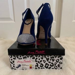 Anne Michelle heels- Navy (8)